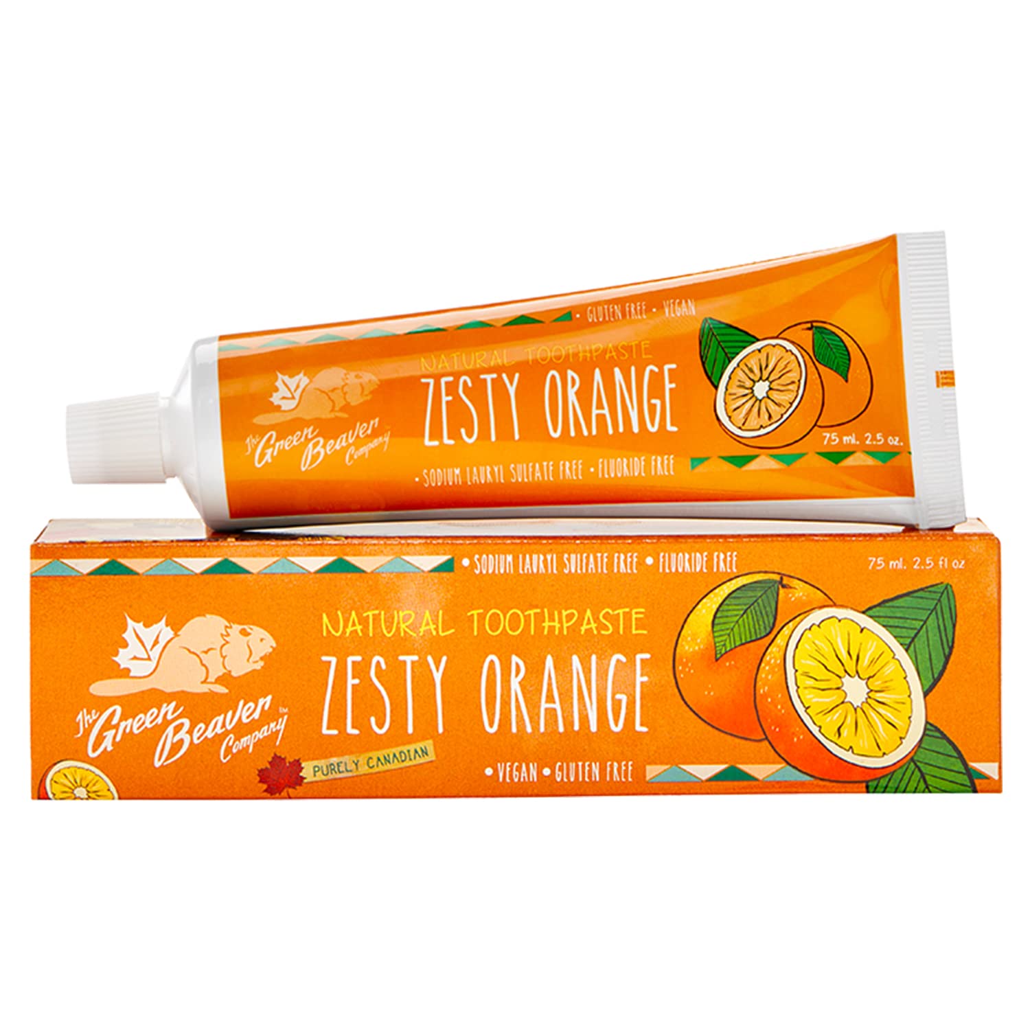 Amazon.com : Green Beaver 75 Milliliter Zesty Orange Toothpaste
